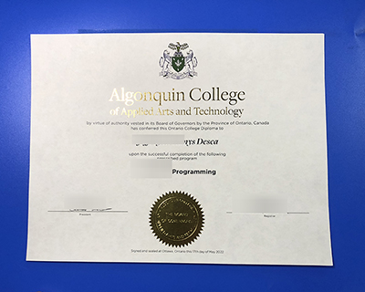 Algonquin College Diploma