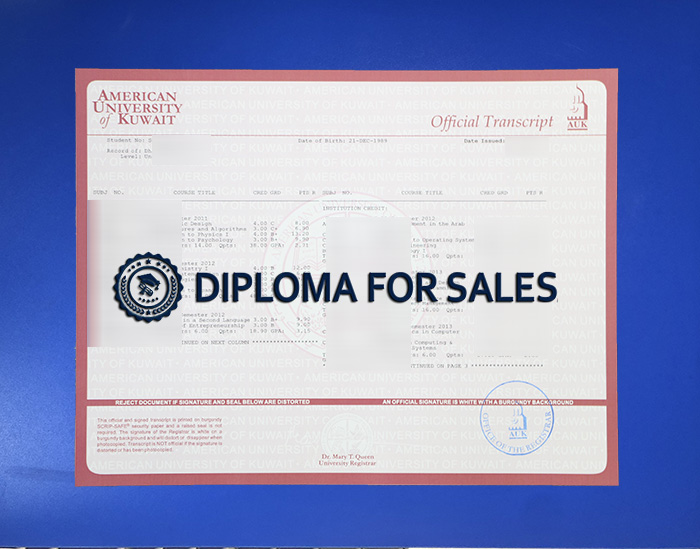 American University of Kuwait Transcript American University of Kuwait Transcript