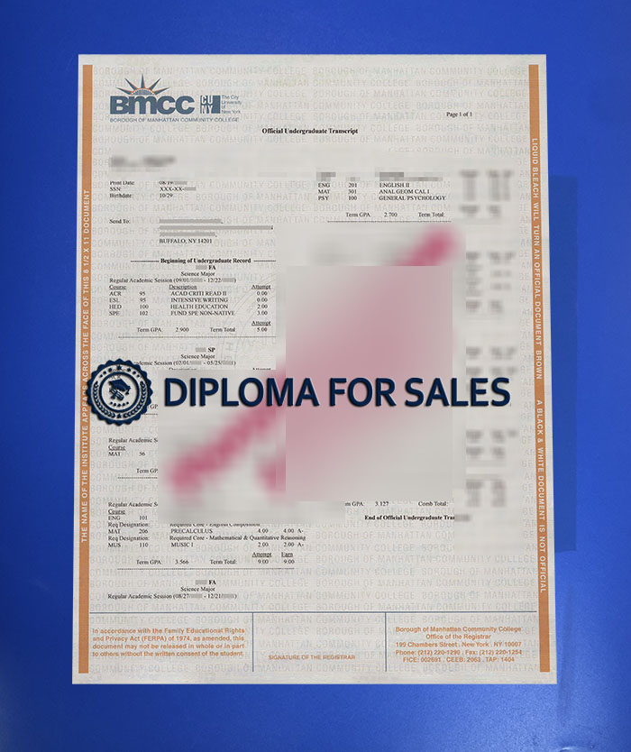 BMCC Transcript BMCC Transcript