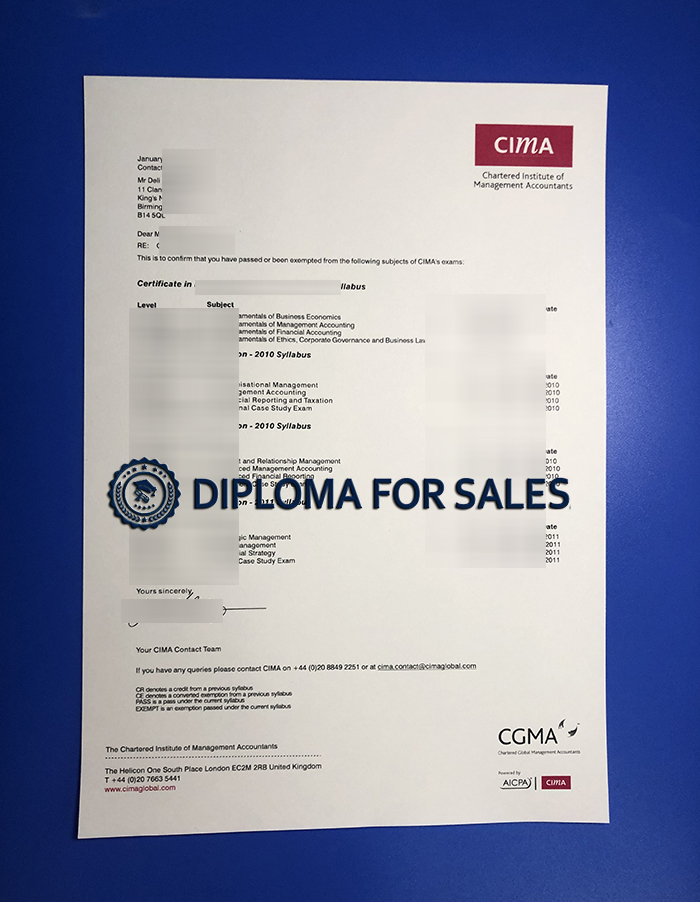 CIMA Transcript CIMA Transcript