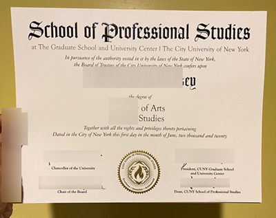 CUNY SPS Diploma