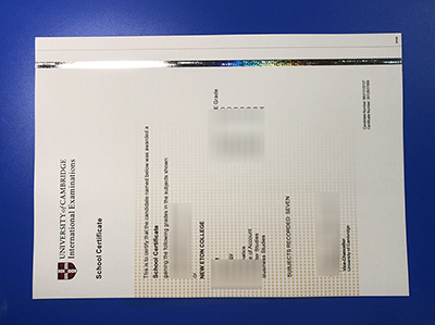 Cambridge School Certificate