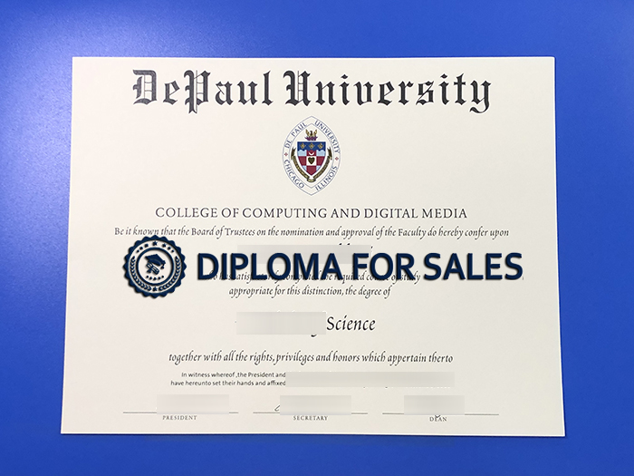 DePaul University Diploma DePaul University Diploma