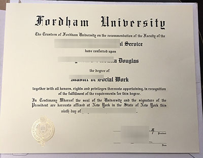 Fordham University Diploma