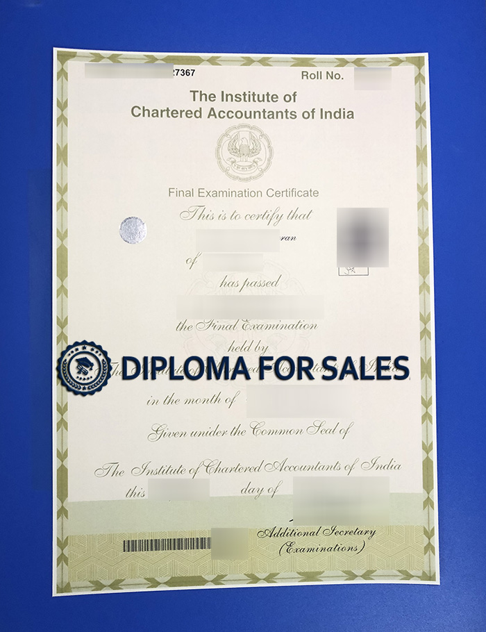 ICAI Certificate ICAI Certificate