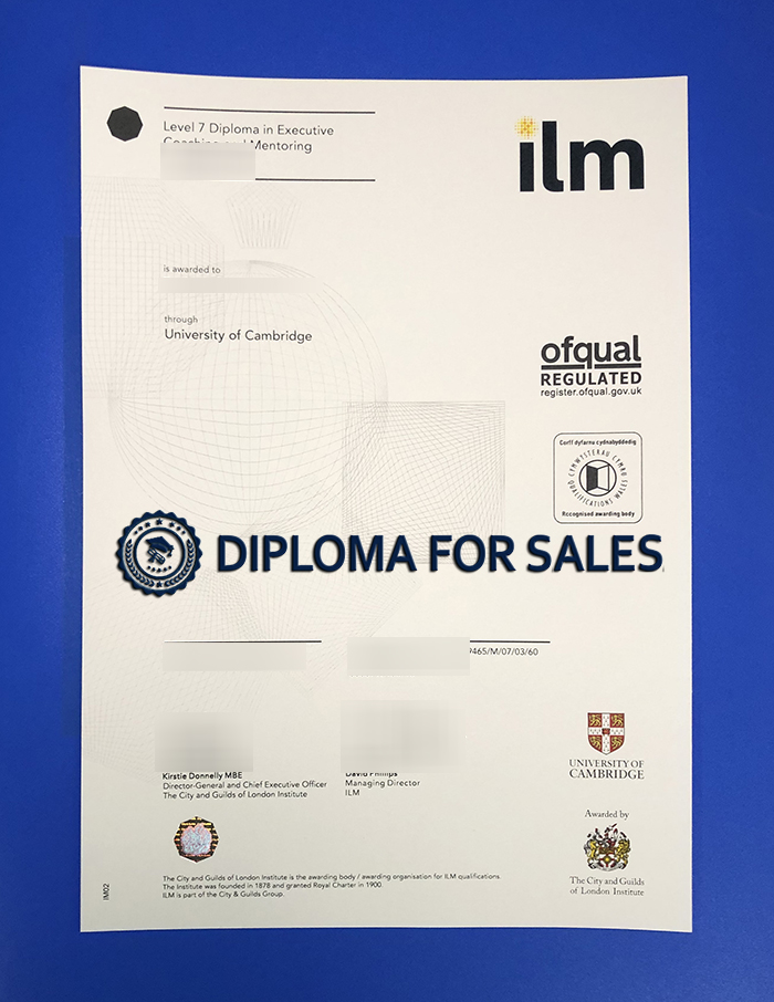 ILM Certificate ILM Certificate