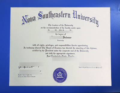 Nova Southeastern University Diploma