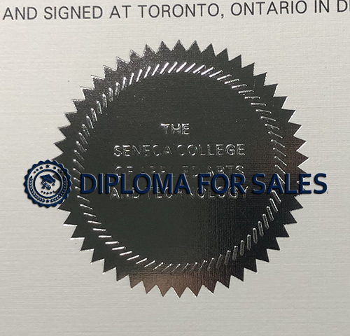 Seneca College Diploma seal Seneca College Diploma seal