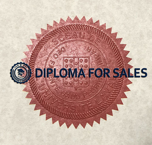 Université Laval Diploma seal Université Laval Diploma seal