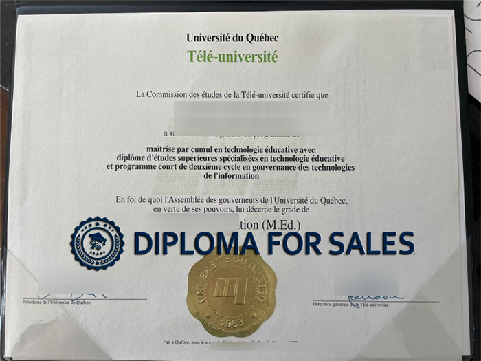 Université TÉLUQ Diploma Université TÉLUQ Diploma