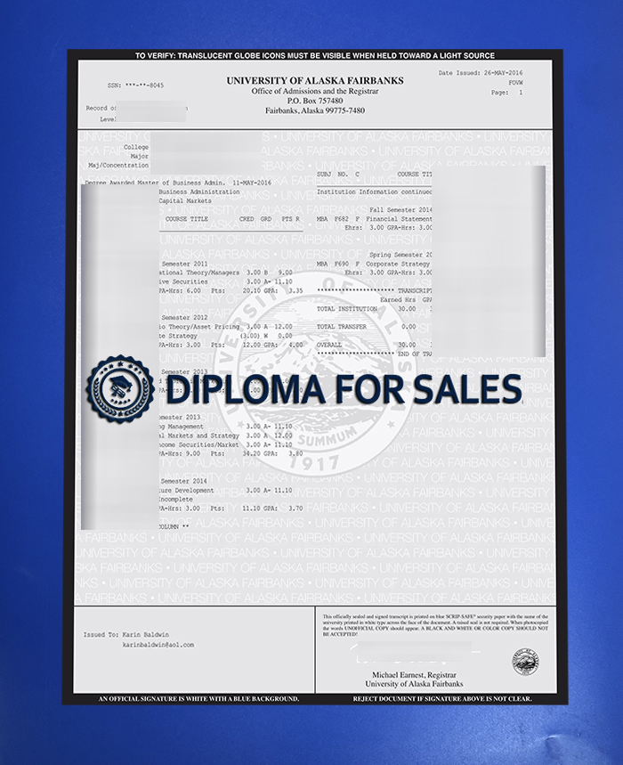 UAF Transcript UAF Transcript