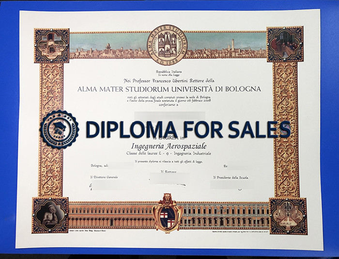 University of Bologna Diploma University of Bologna Diploma