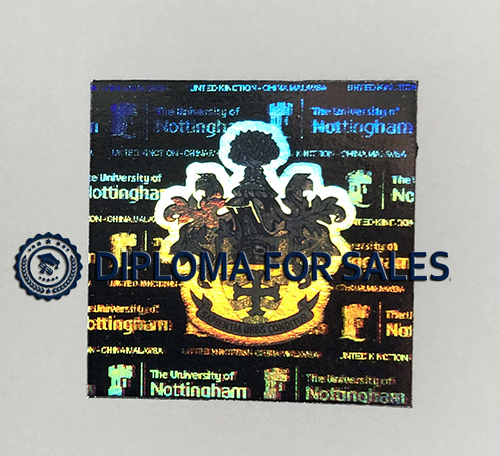 University of Nottingham Transcript seal University of Nottingham Transcript seal