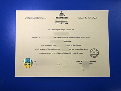 University of Sharjah Diploma