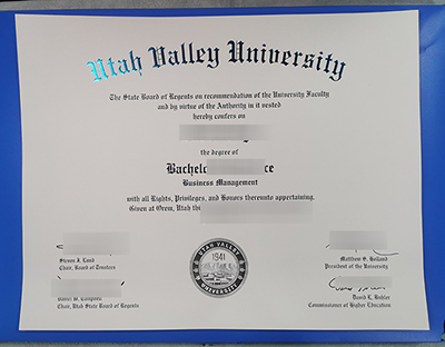 Utah Valley University Diploma
