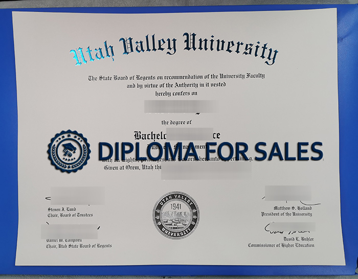 Fake UVU Diploma
