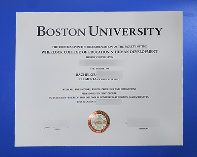 Boston University Diploma