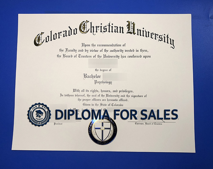Colorado Christian University Diploma Colorado Christian University Diploma