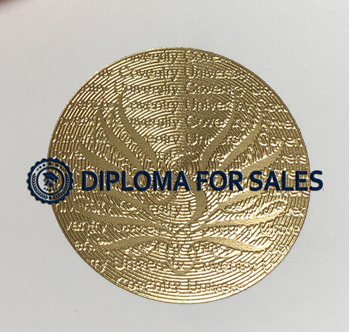 Coventry University Degree seal Coventry University Degree seal