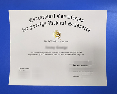 ECFMG Certificate