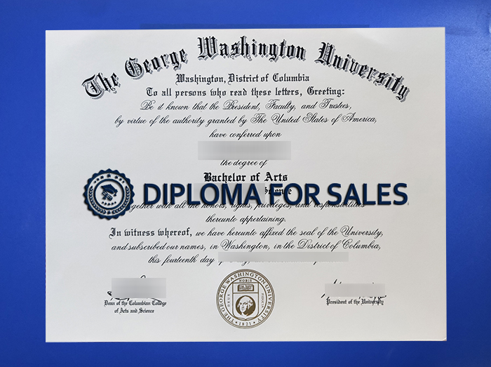GWU Diploma