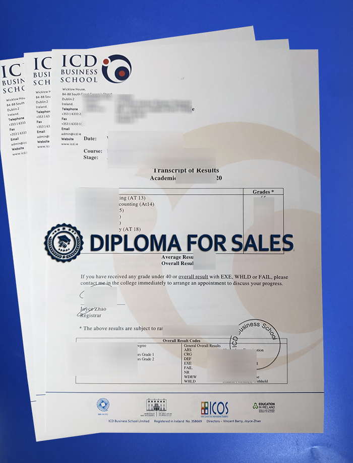 ICD Business School Transcript