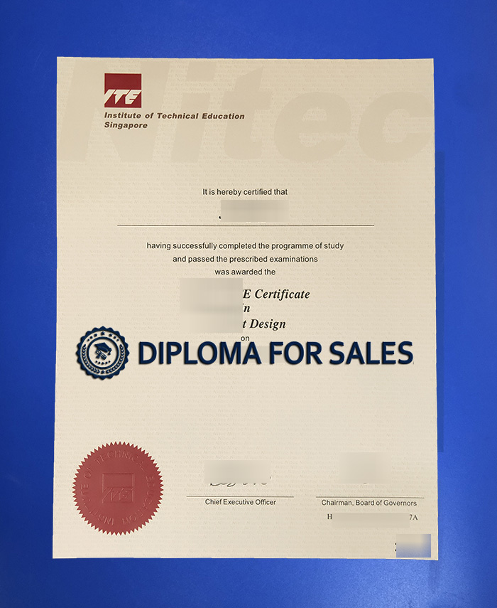ITE Singapore Certificate ITE Singapore Certificate