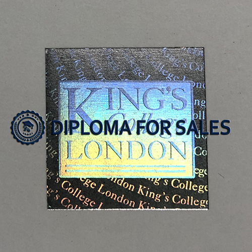 KCL Degree seal