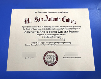 Mt. SAC Diploma