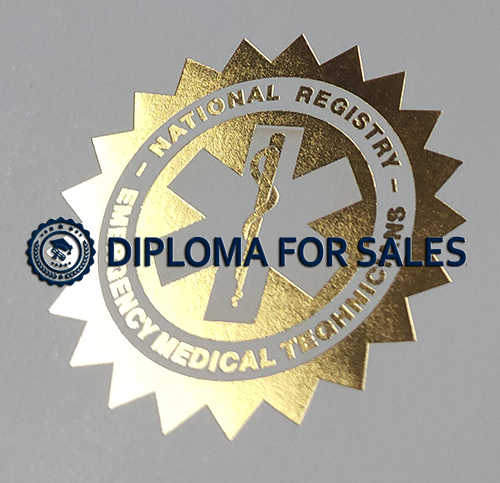 NREMT Certificate seal