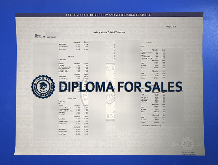 PSU Transcript PSU Transcript