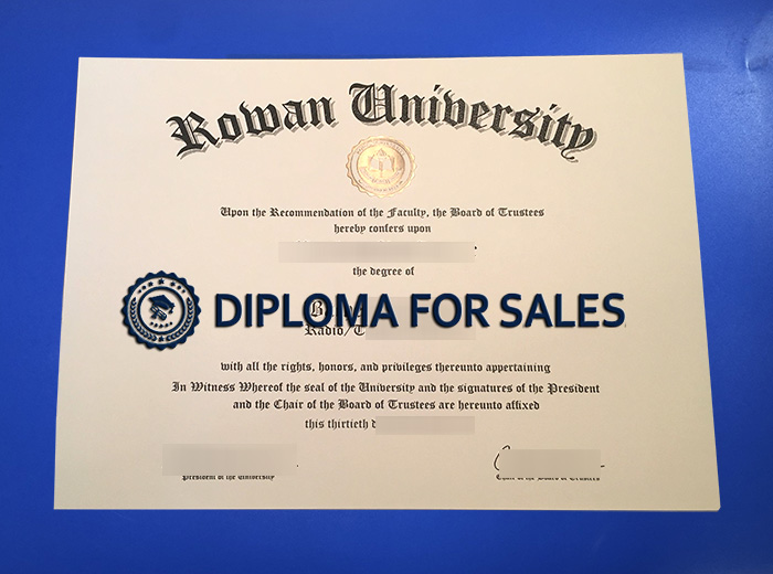 Rowan University Diploma Rowan University Diploma