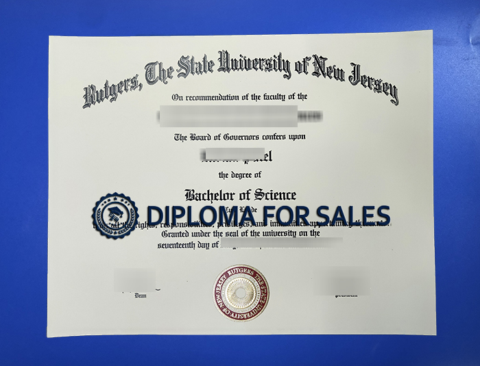 Rutgers University Diploma