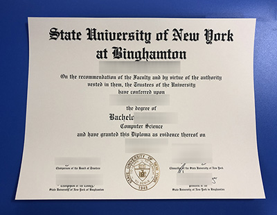 SUNY Binghamton Diploma