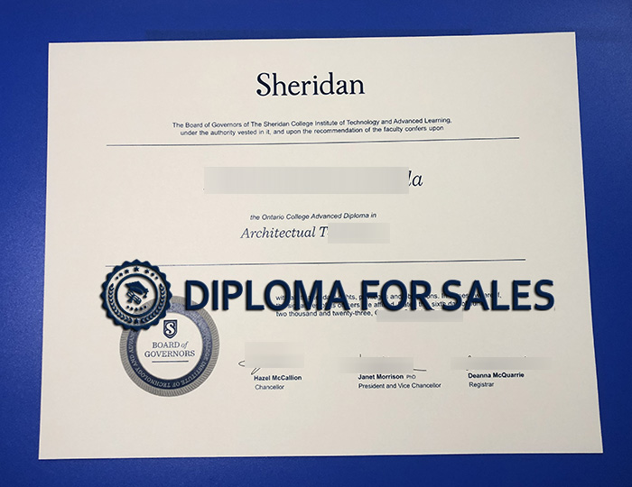 Sheridan College Diploma