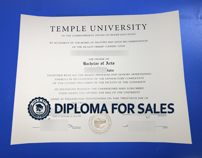 Temple University Diploma