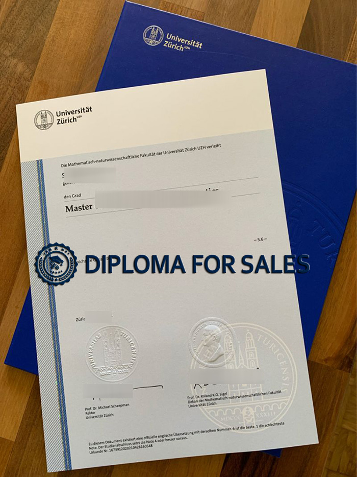 University of Zurich Diploma