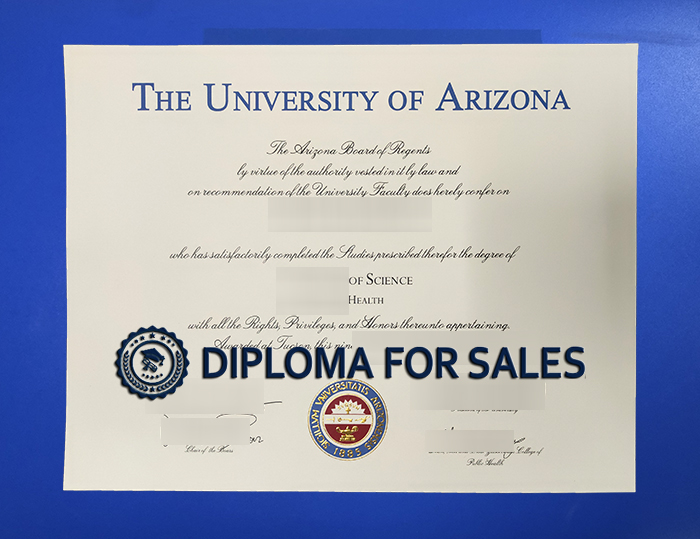 University of Arizona Diploma University of Arizona Diploma