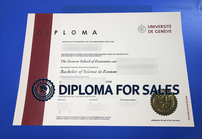 University of Geneva Diploma University of Geneva Diploma