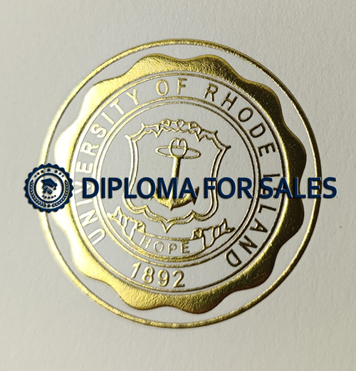 University of Rhode Island Diploma seal