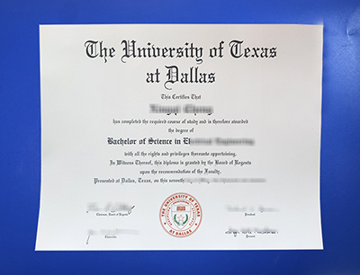 UT Dallas Diploma