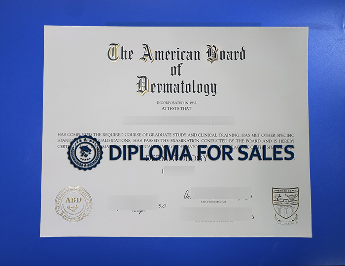 ABD Certificate