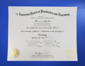 ABPN certificate
