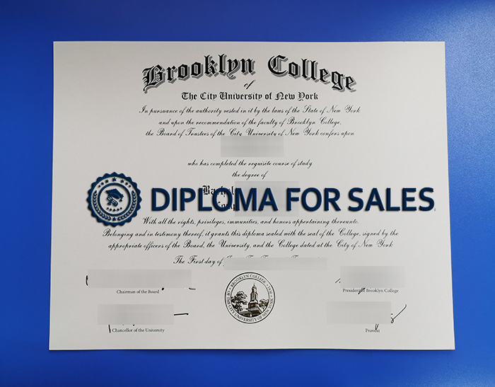 Brooklyn College diploma