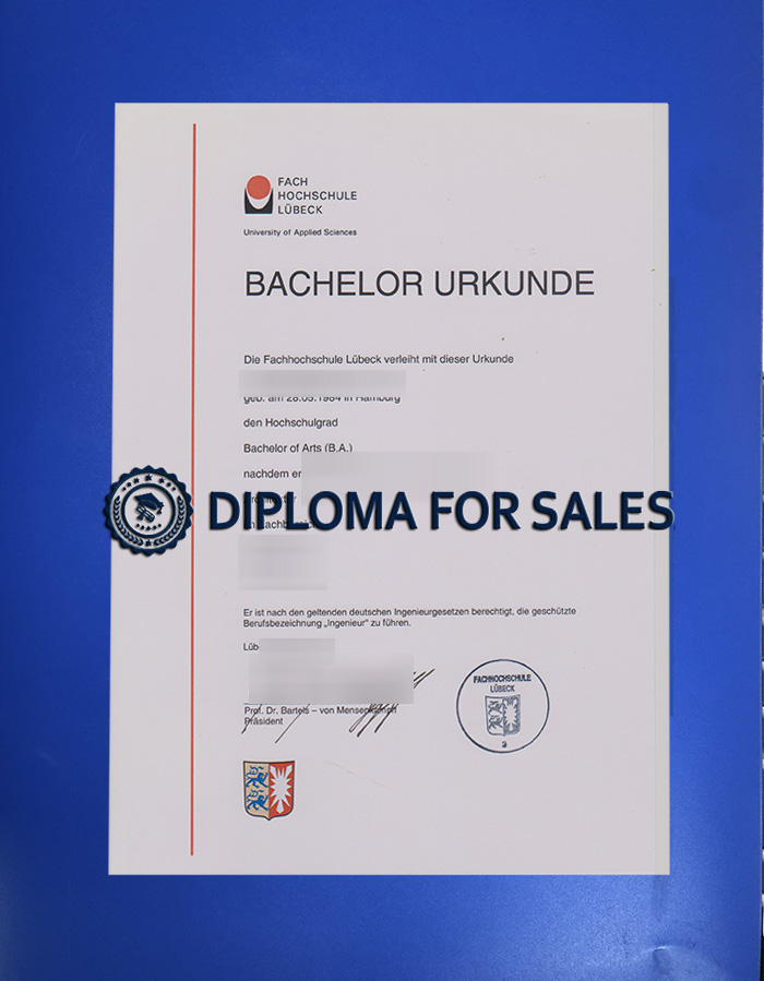 TH Lübeck Urkunde