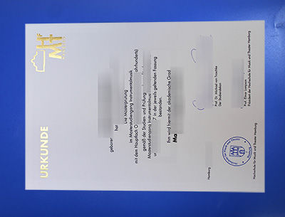 HfMT Hamburg Urkunde