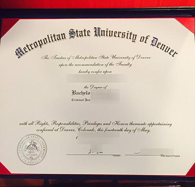 MSU Denver Diploma