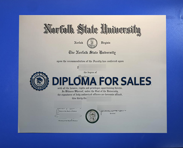 Norfolk State University Diploma Norfolk State University Diploma