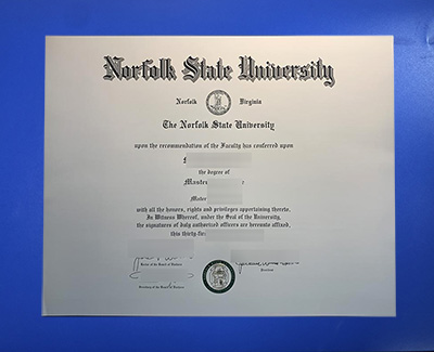 Norfolk State University Diploma