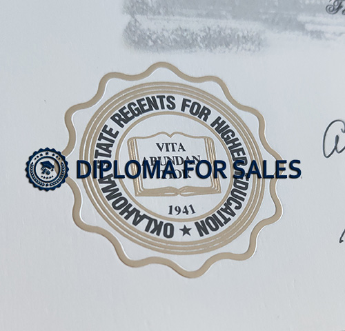 Oklahoma State University Diploma seal